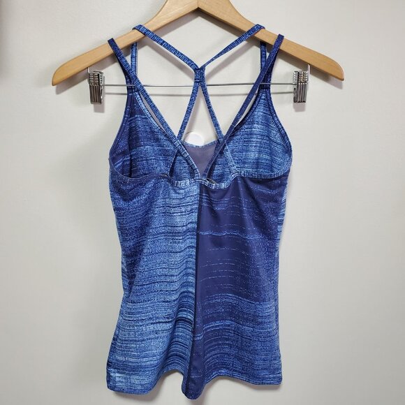 THE NORTH FACE Empower Tank Strappy Back Pullover Stretch Blue Women's Small - Picture 7 of 14